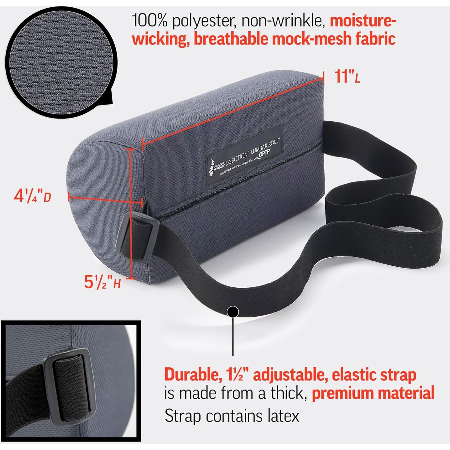 Almohada Lumbar D-Section OPTP Original McKenzie - Soporte Espalda