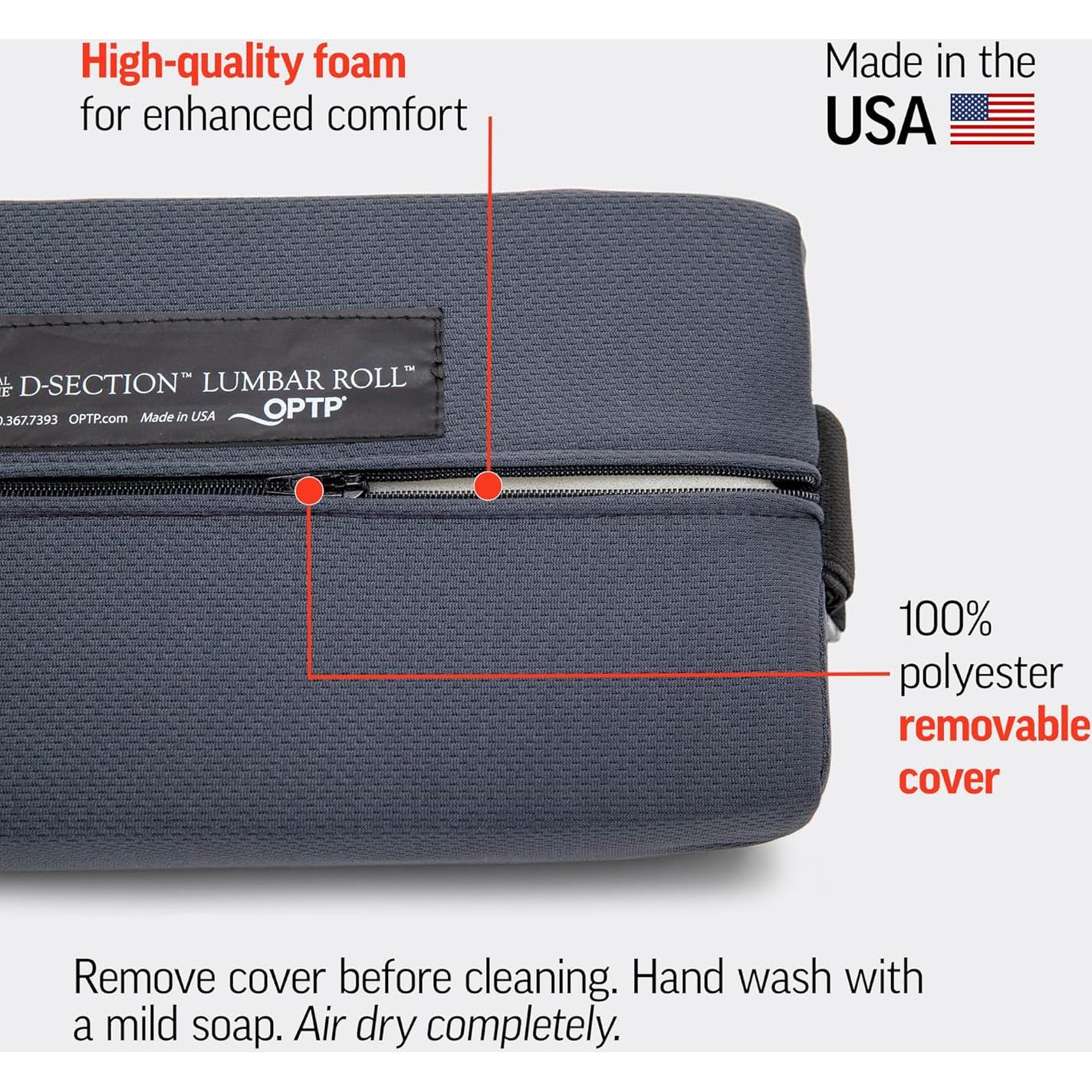 Almohada Lumbar D-Section OPTP Original McKenzie - Soporte Espalda