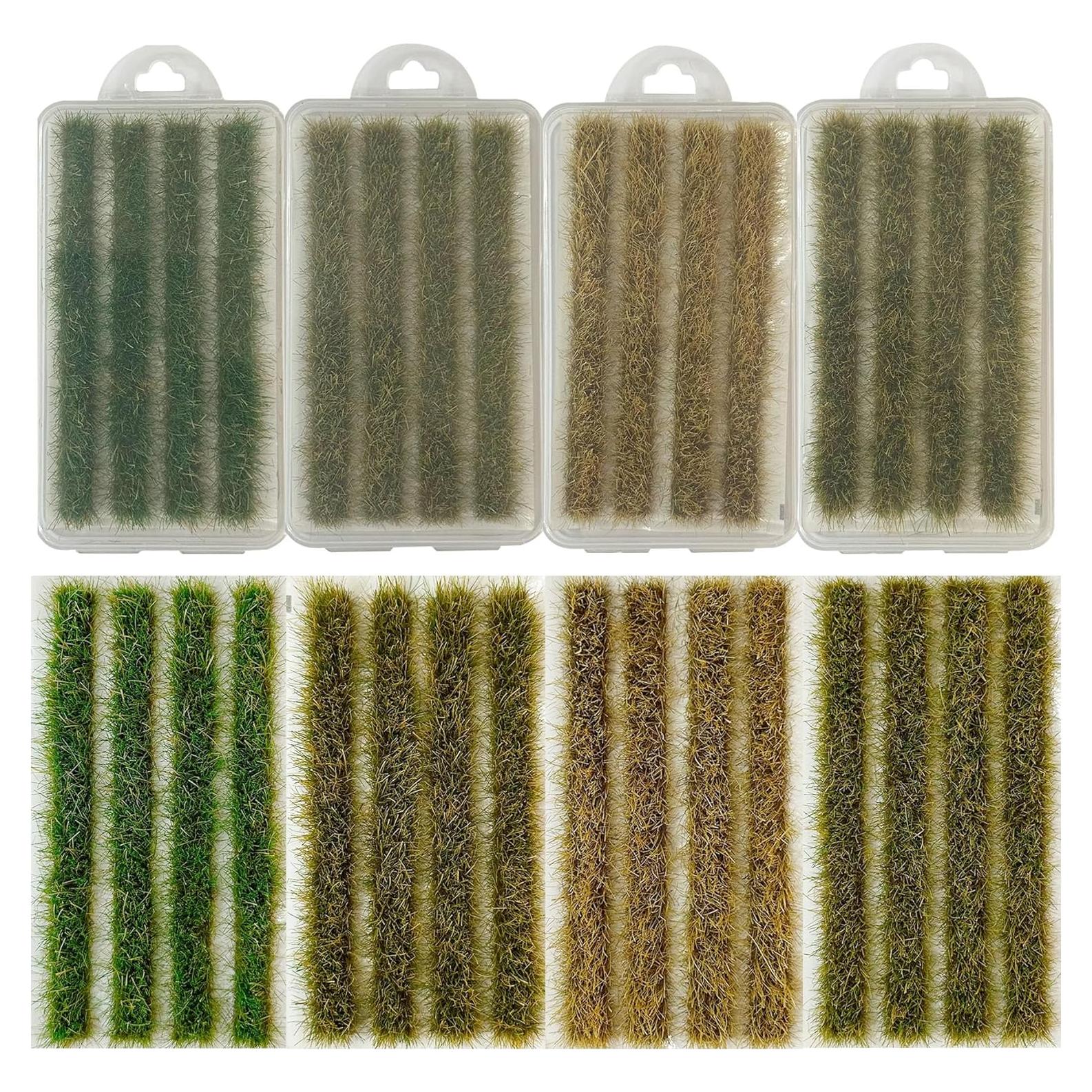 Campo de Arroz Estático Woohome para Dioramas 4 Cajas 10 cm