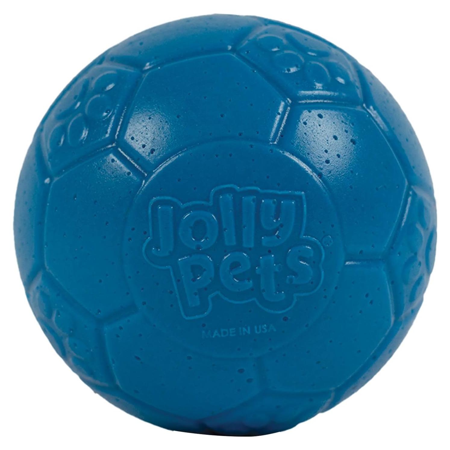 Pelota Jolly Pets Mini Soccer Azul Oceánico 7,62 cm Flotante