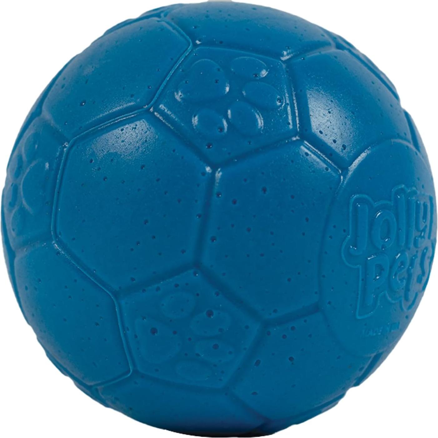 Pelota Jolly Pets Mini Soccer Azul Oceánico 7,62 cm Flotante