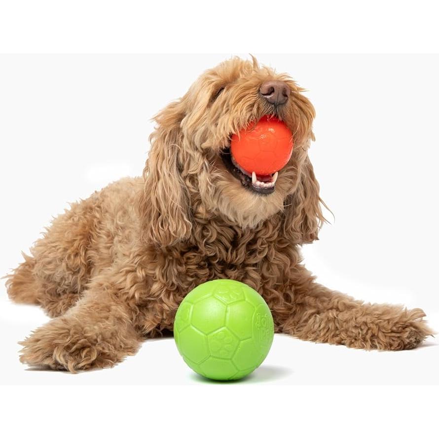 Pelota Jolly Pets Mini Soccer Azul Oceánico 7,62 cm Flotante