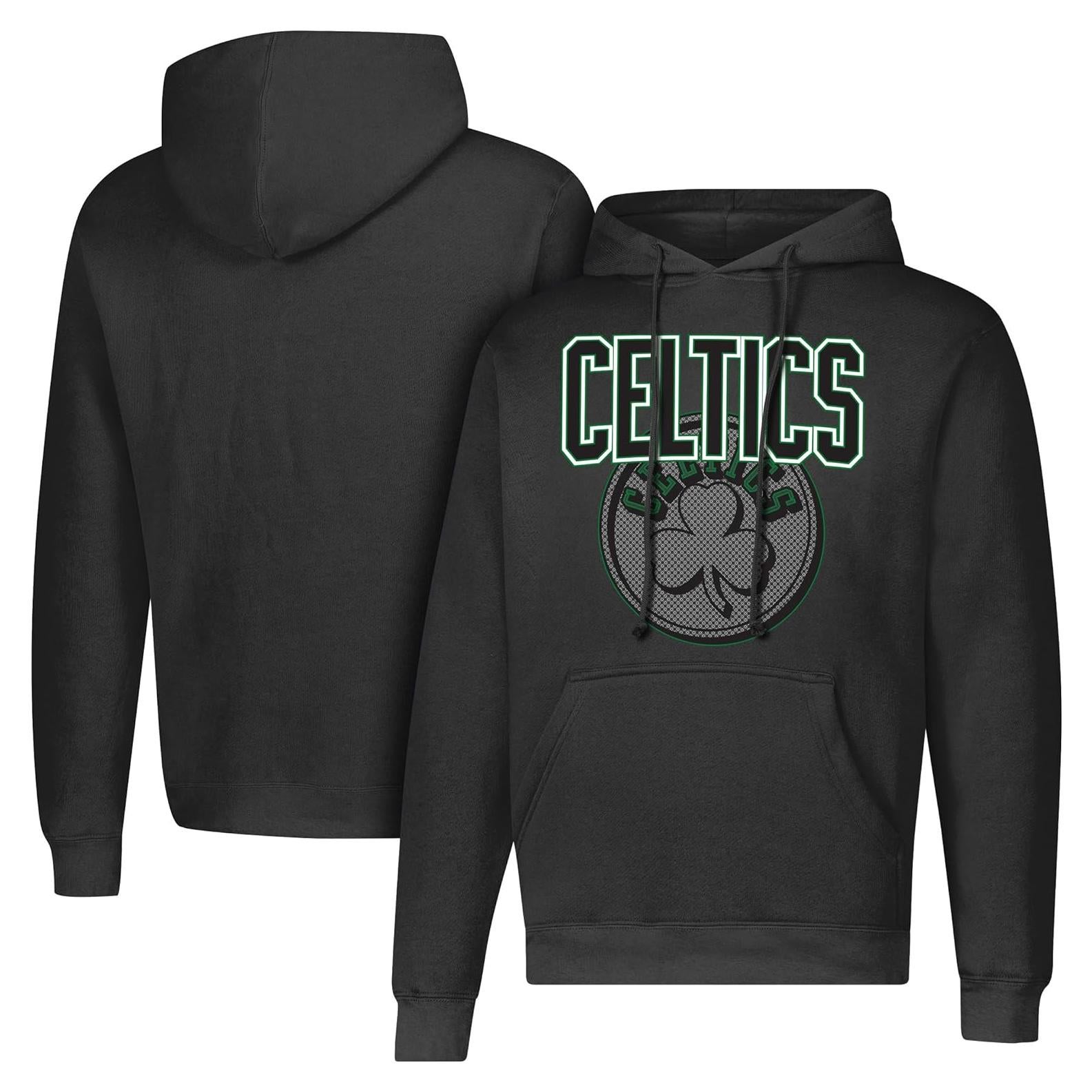 Sudadera con Capucha Ultra Game NBA Boston Celtics Negro XL