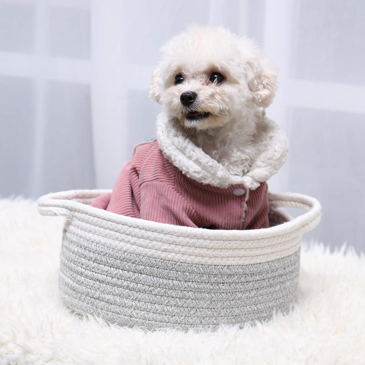 Cesta de Pascua Pequeña ABenkle Gris 30x20x12 cm Decorativa