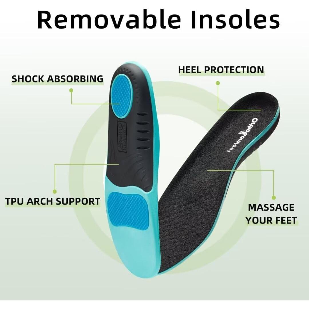 Zapatos Ortopédicos para Hombre OrthoComfoot Caqui Talla 8