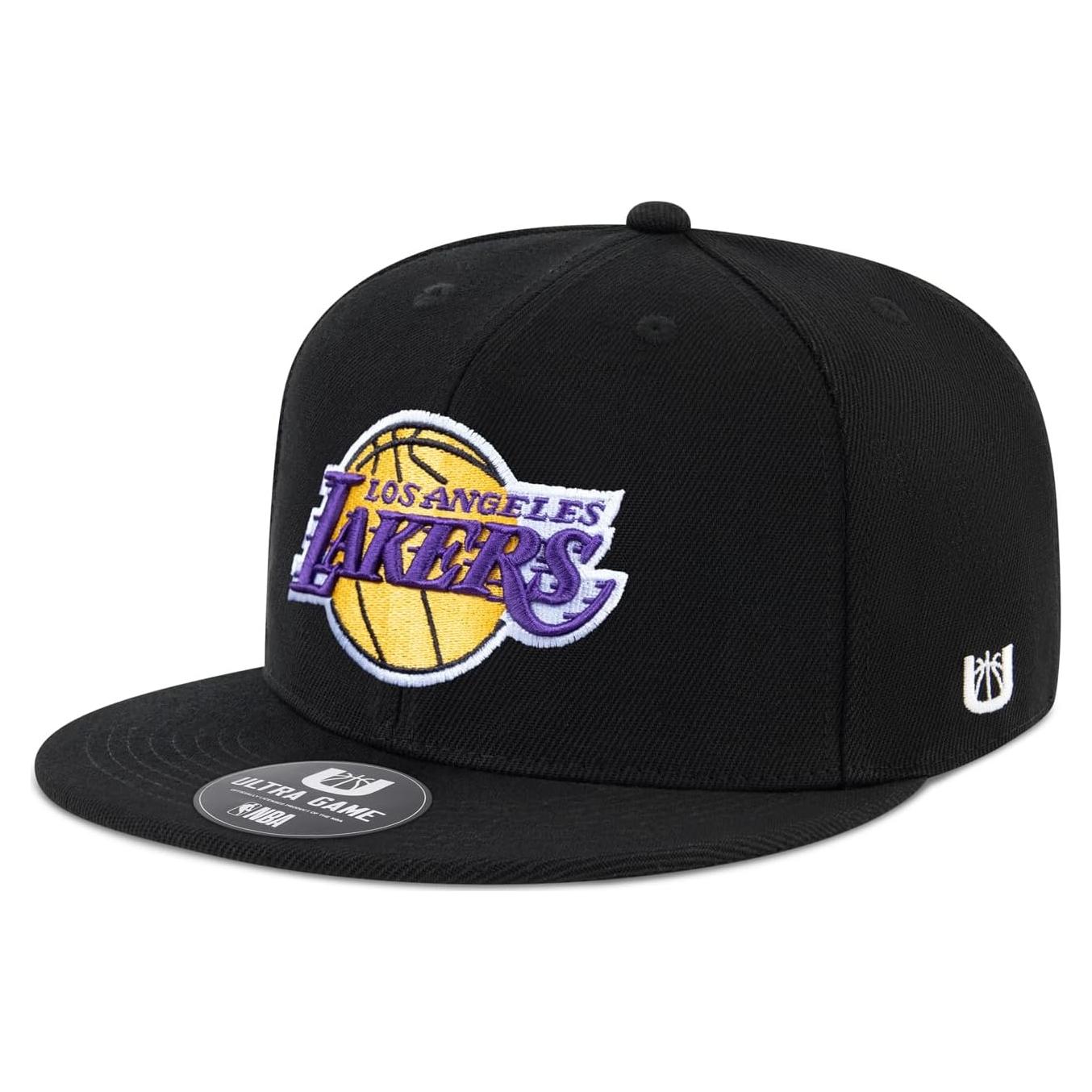 Gorro Ultra Game NBA Negro Ajustable para Hombre Lakers
