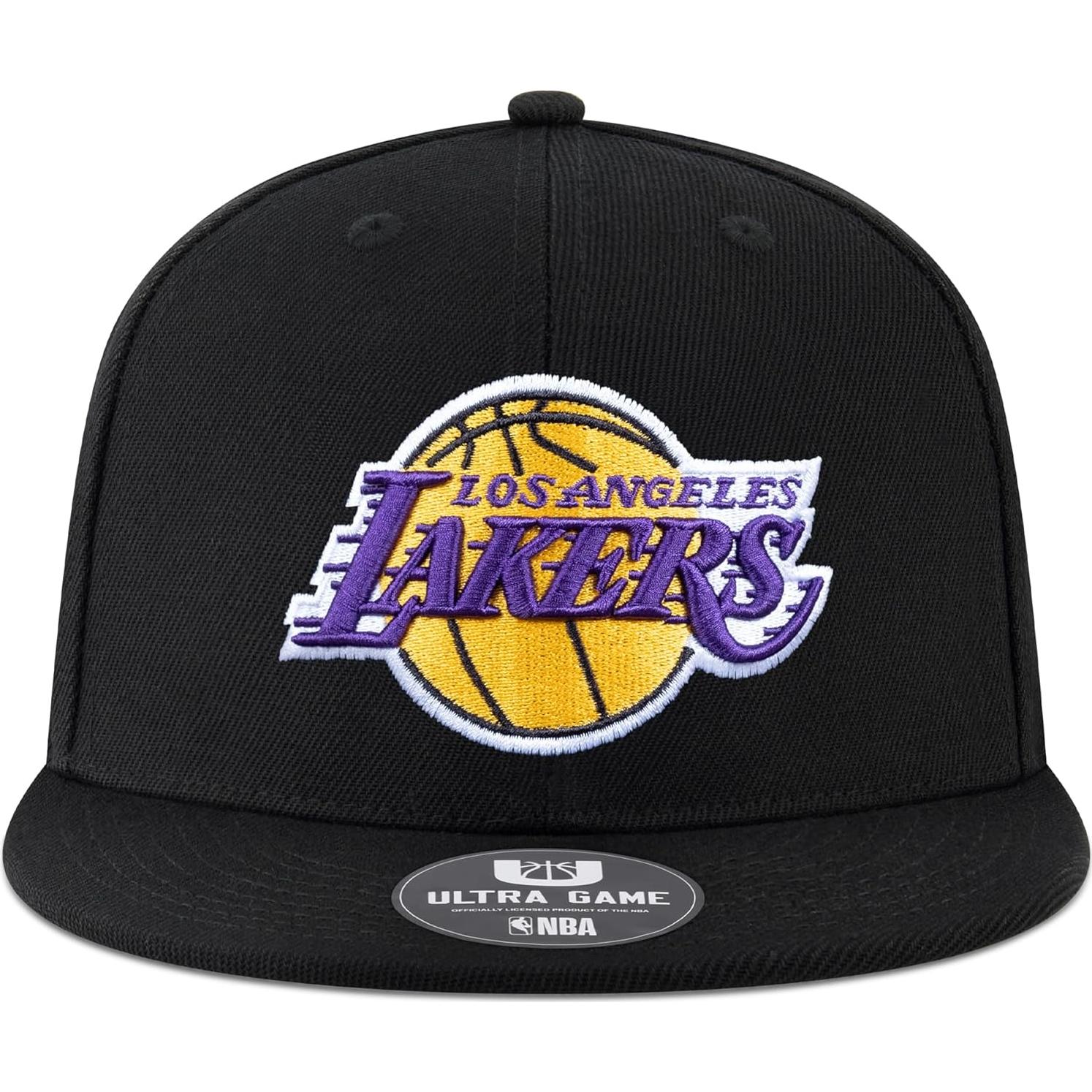 Gorro Ultra Game NBA Negro Ajustable para Hombre Lakers