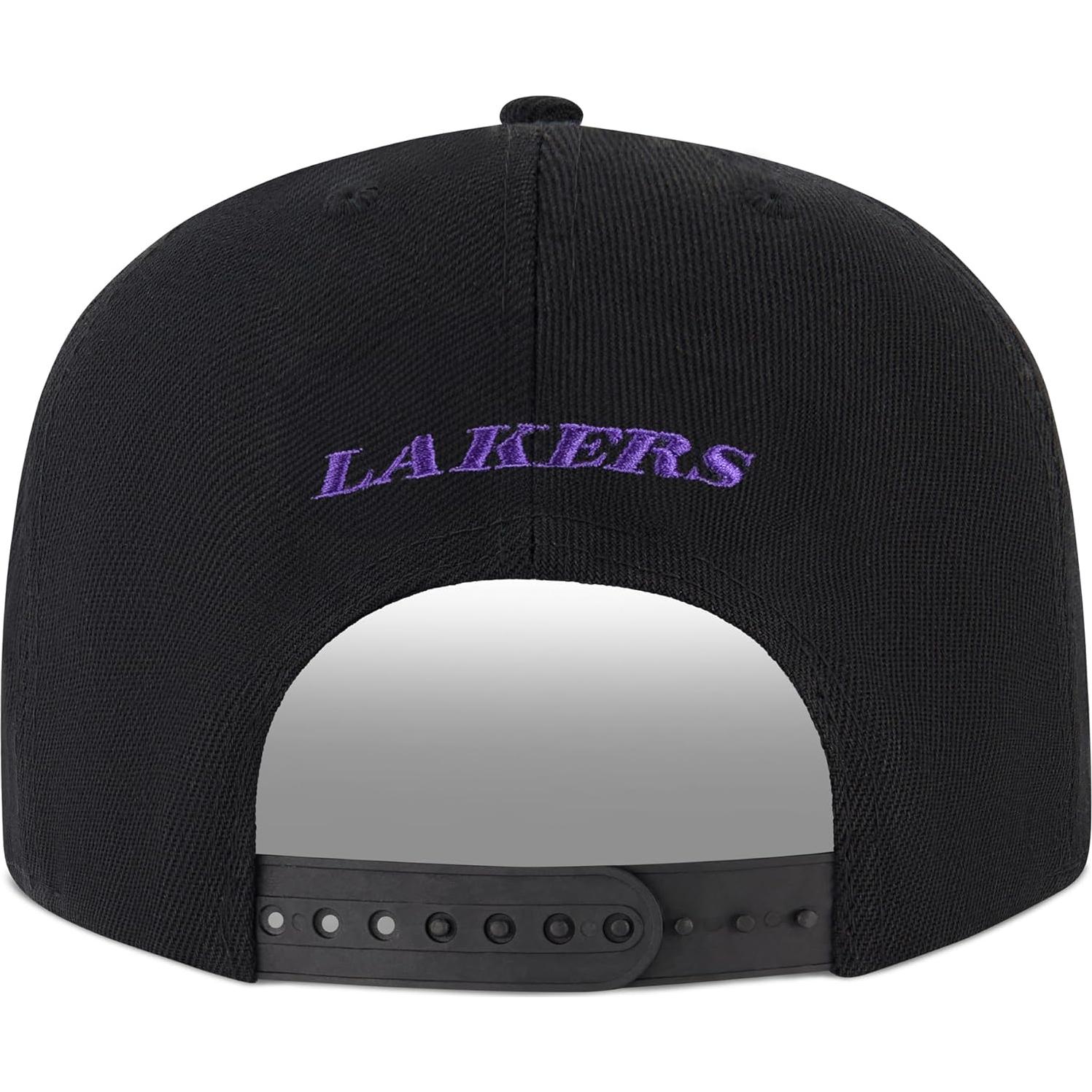 Gorro Ultra Game NBA Negro Ajustable para Hombre Lakers