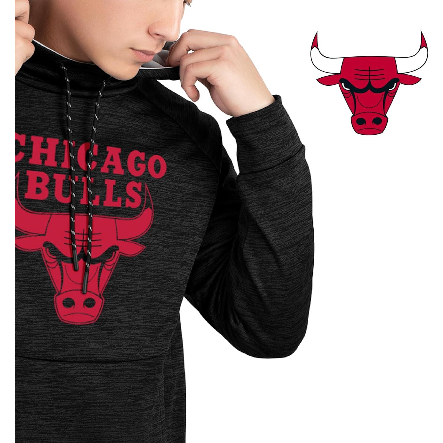Sudadera Holloway NBA Chicago Bulls para hombres - Cálida y cómoda
