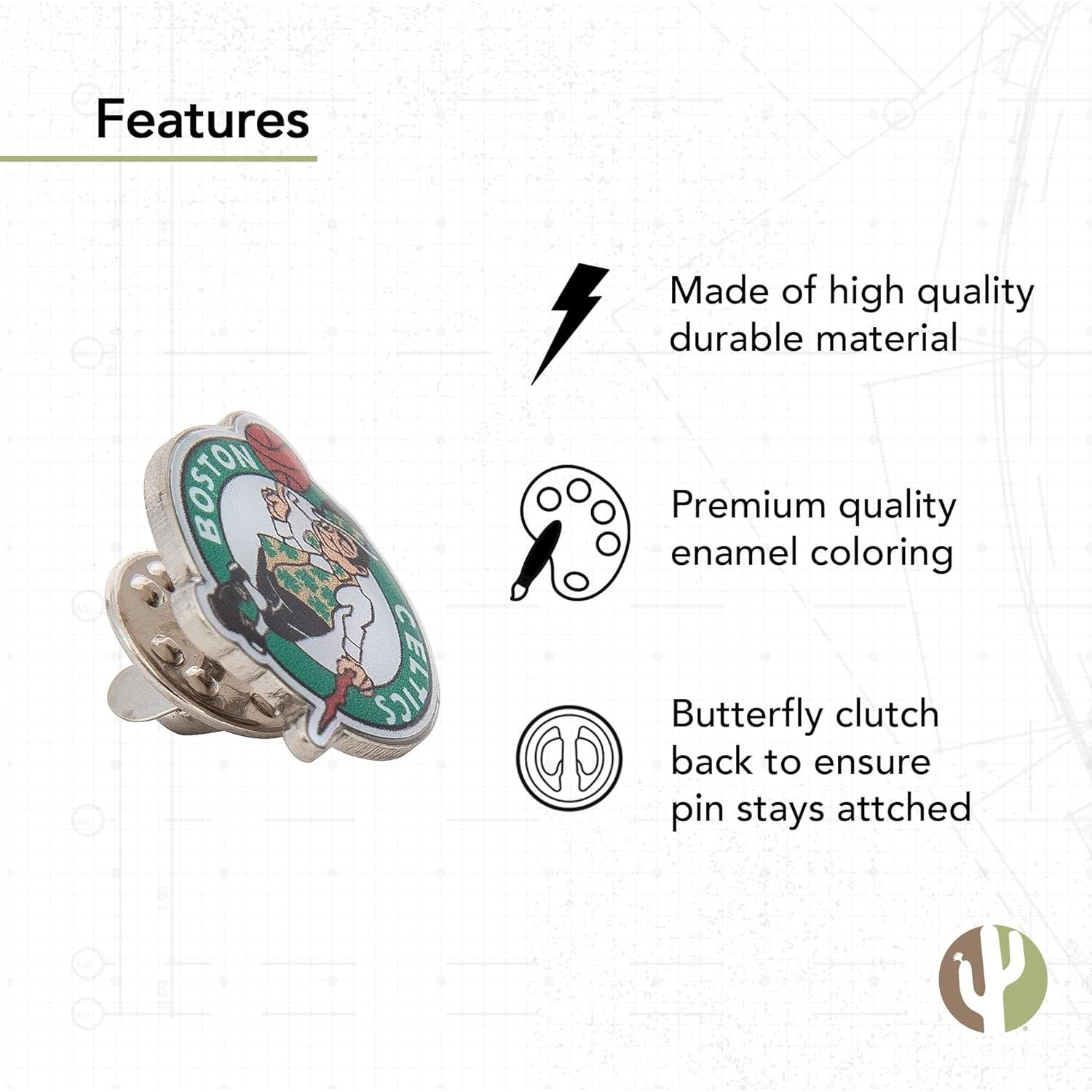 Pin de Solapa NBA Boston Celtics - Cactus del Desierto