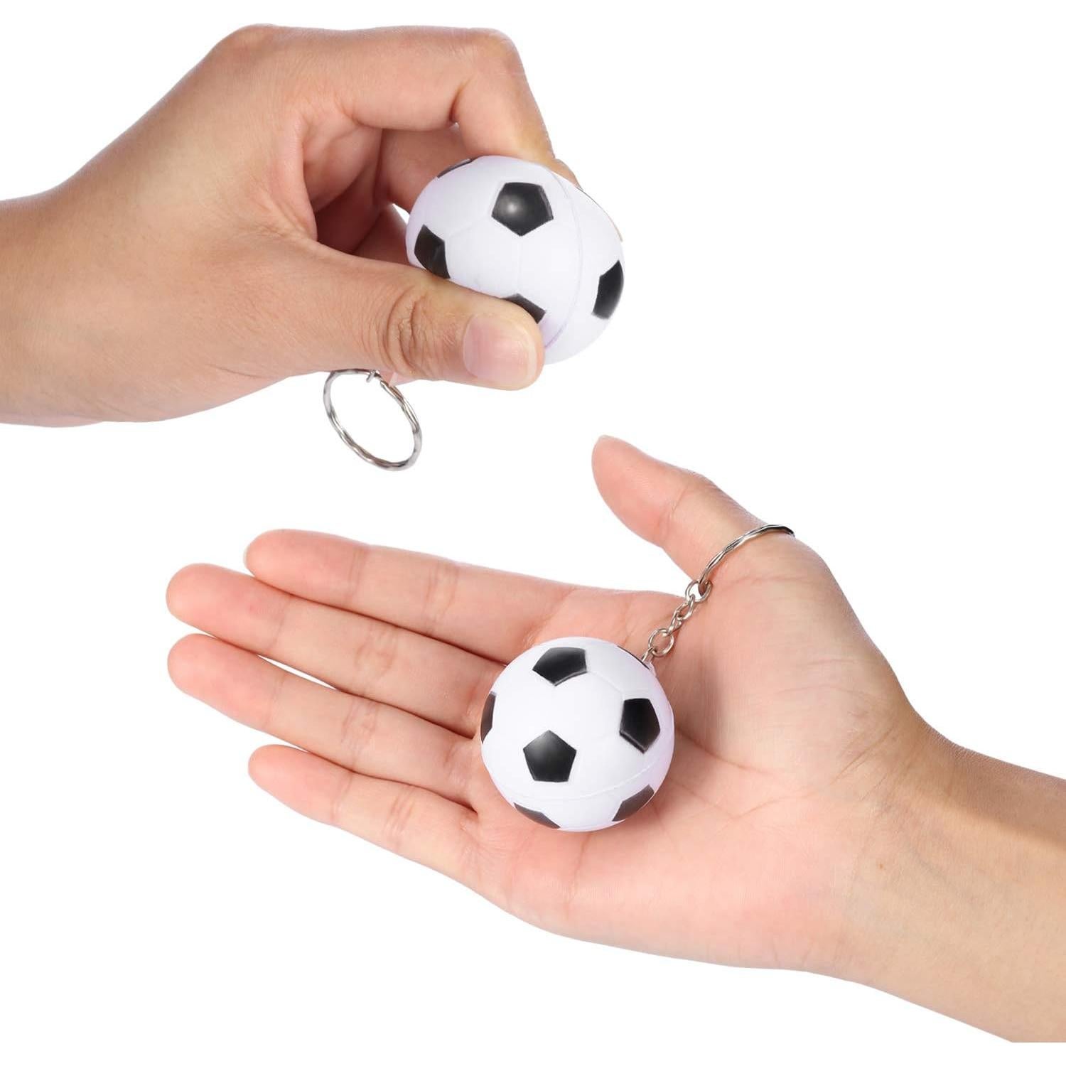 Llavero de Fútbol Blulu - 20 Piezas de Pelotas de Estrés