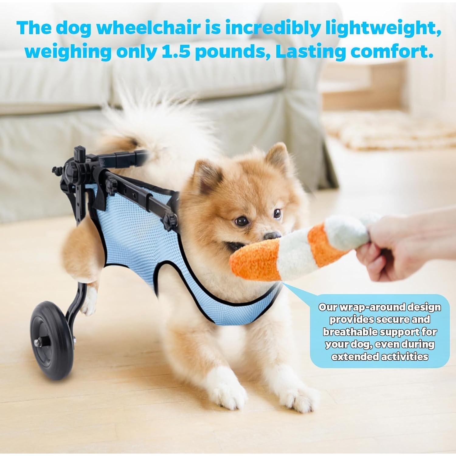 Silla de Ruedas para Perros Pequeños Celestaura Ajustable