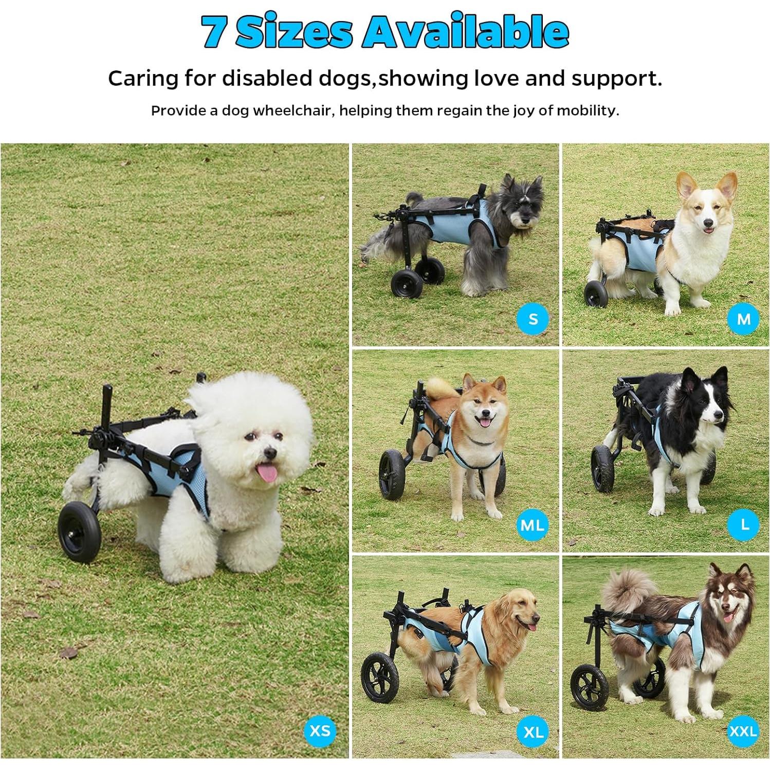 Silla de Ruedas para Perros Pequeños Celestaura Ajustable