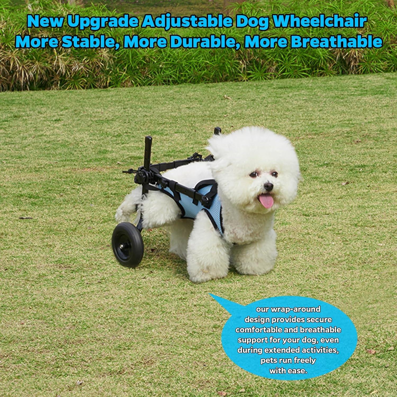 Silla de Ruedas para Perros Pequeños Celestaura Ajustable