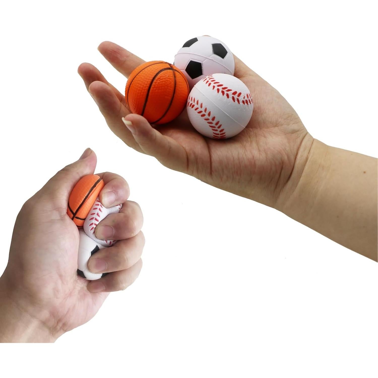 Mini Pelotas de Estrés de Fútbol Urspasol 20 PCS 4,06 cm