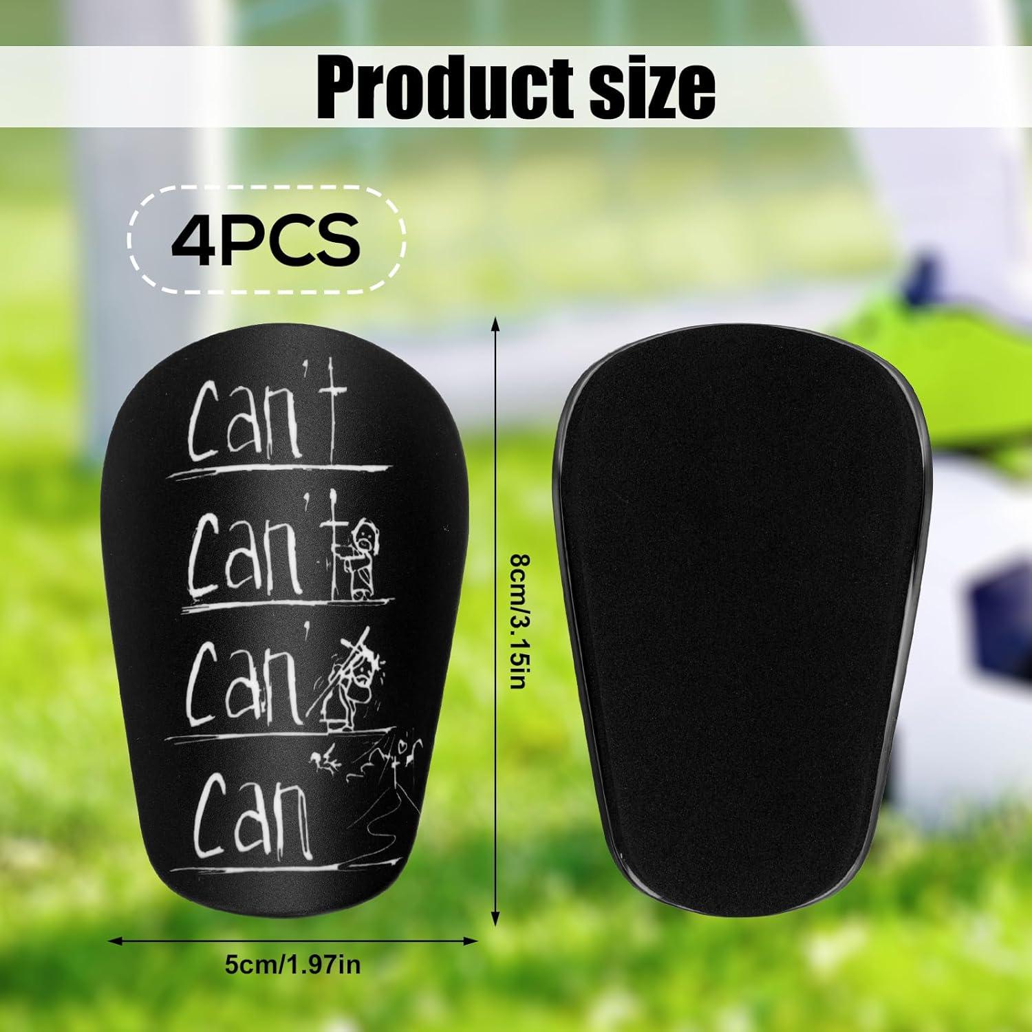 Mini Espinilleras de Fútbol NQEUEPN 8x5cm para Adolescentes