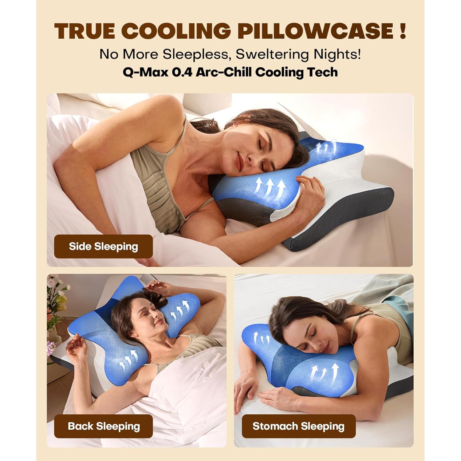 Almohada Cervical Ergonómica Cozyplayer STSDK-05 1.22 kg