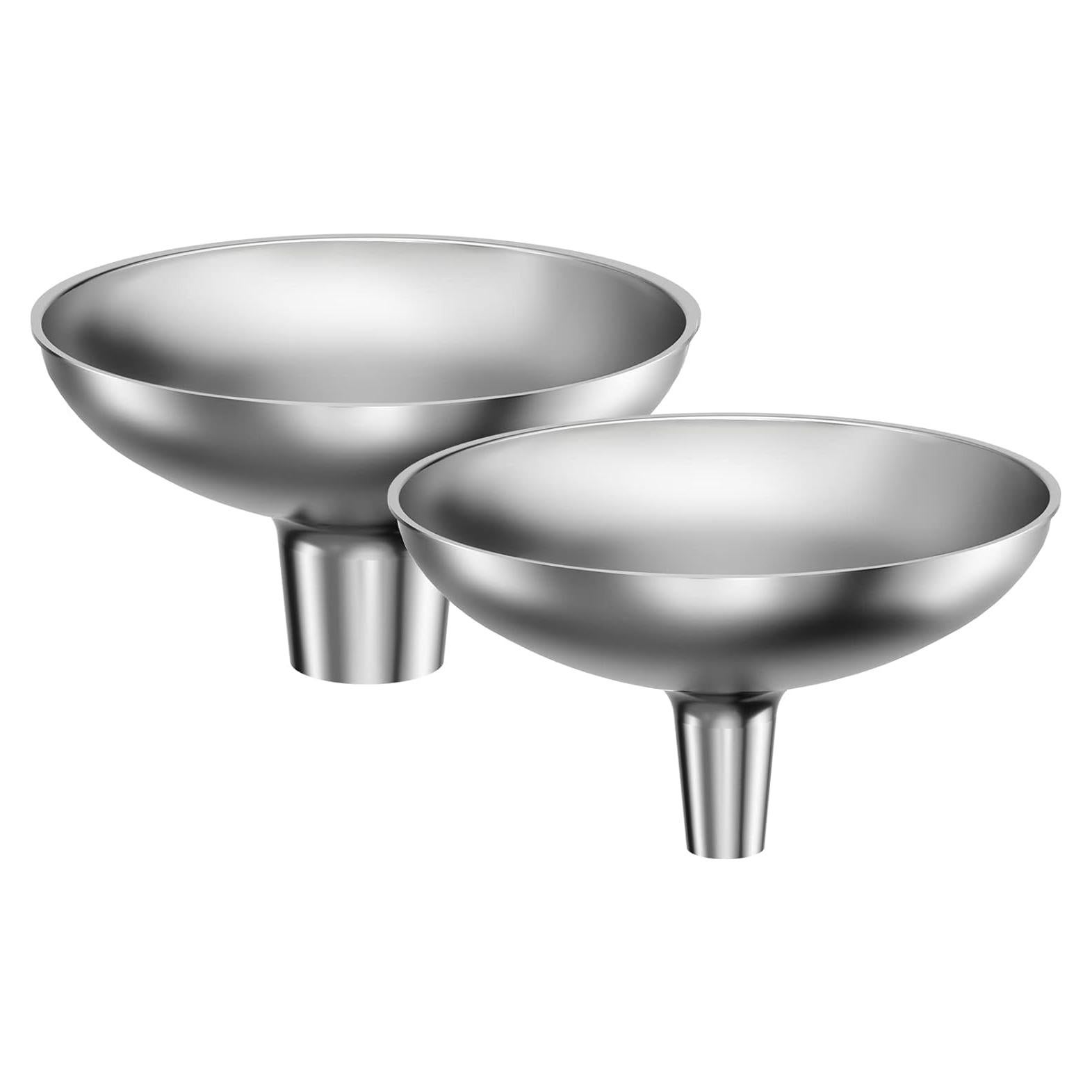 Juego de Embudos de Acero Inoxidable Serinar 2 Tamaños