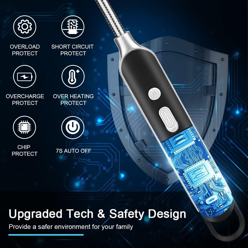 Encendedor Eléctrico Recargable SUPRUS Cuello Flexible 23.8cm