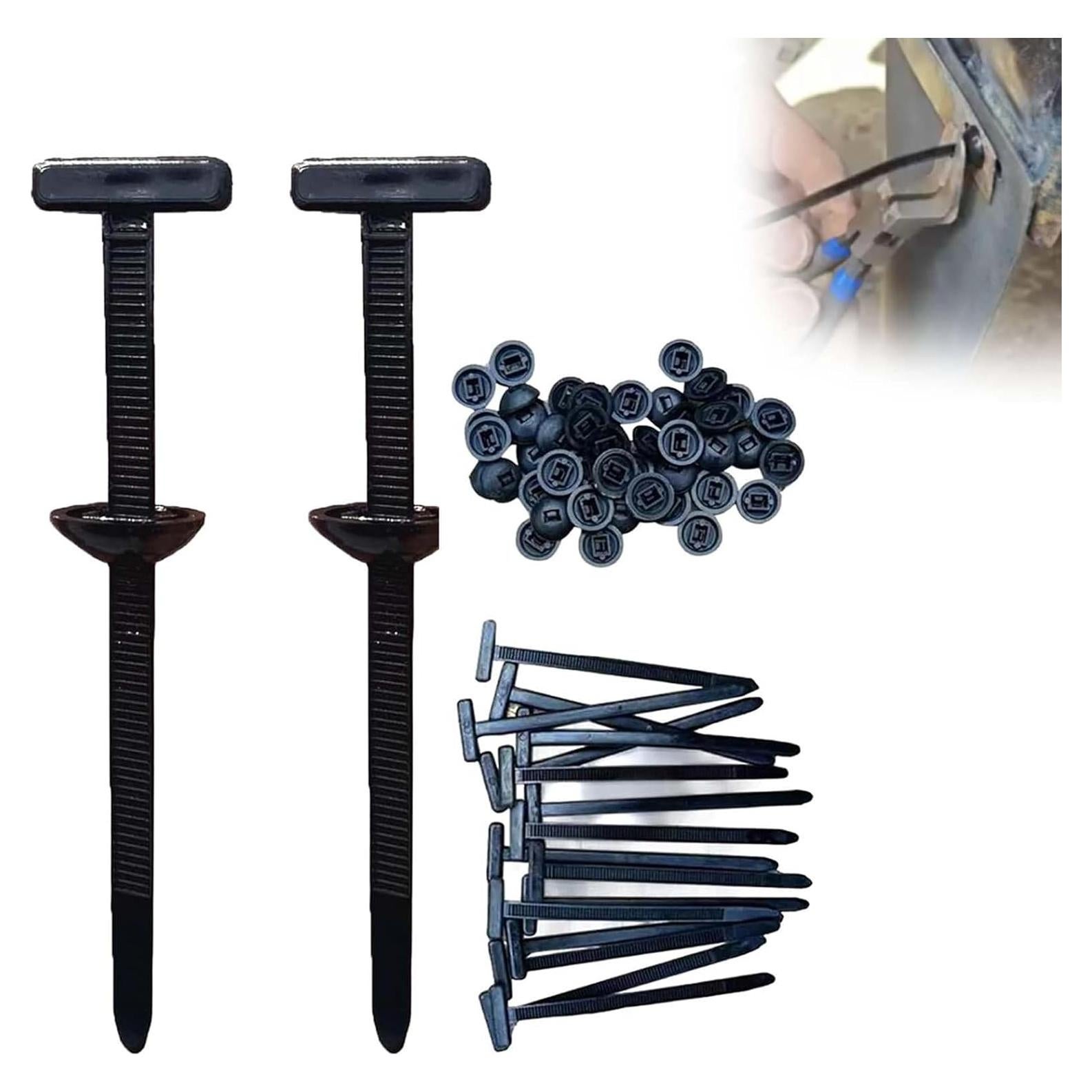 Bridas de Nylon Autocierre Yilia 20pcs 127mm Resistentes UV