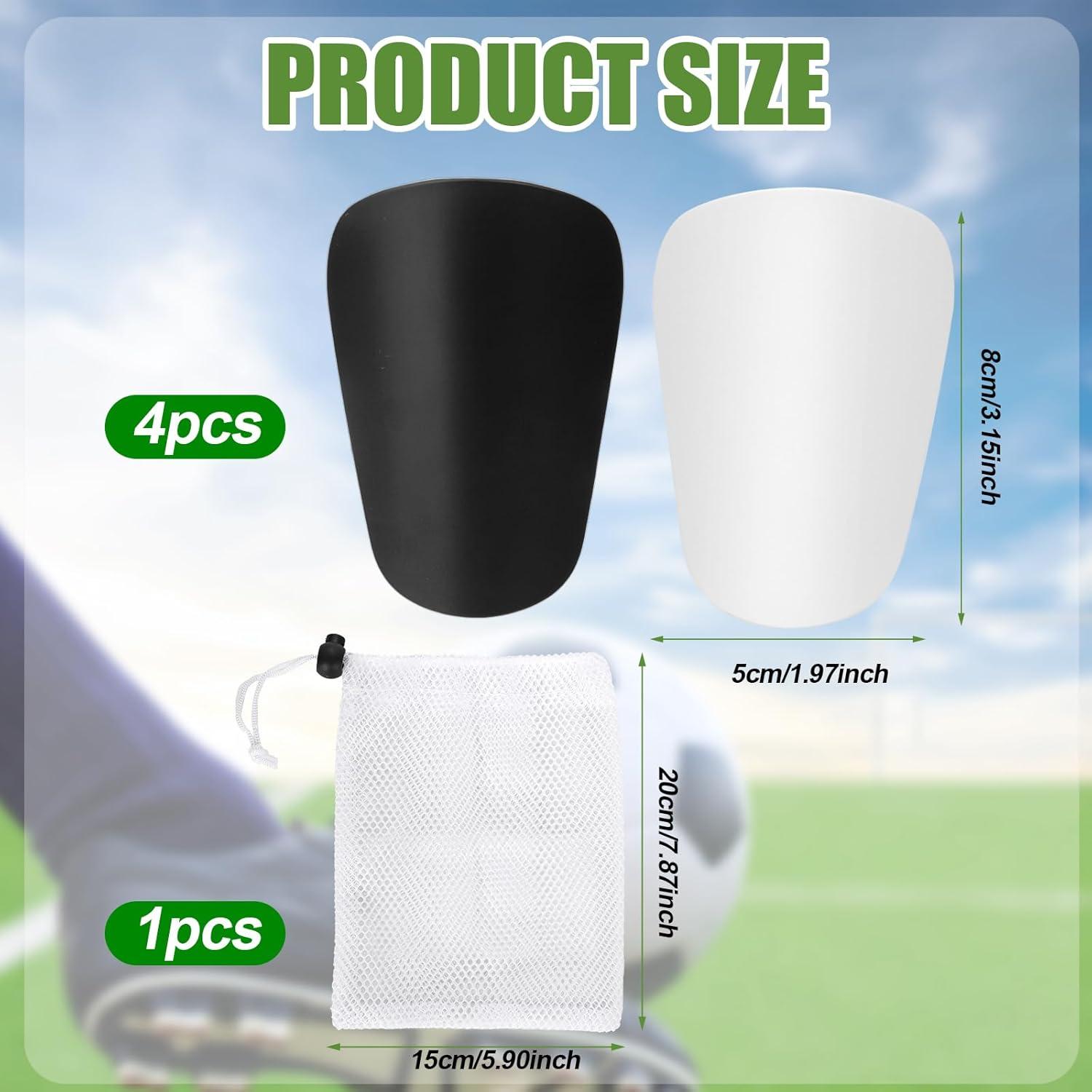 Espinilleras de Fútbol NQEUEPN Mini 7.87x5cm 2 Pares