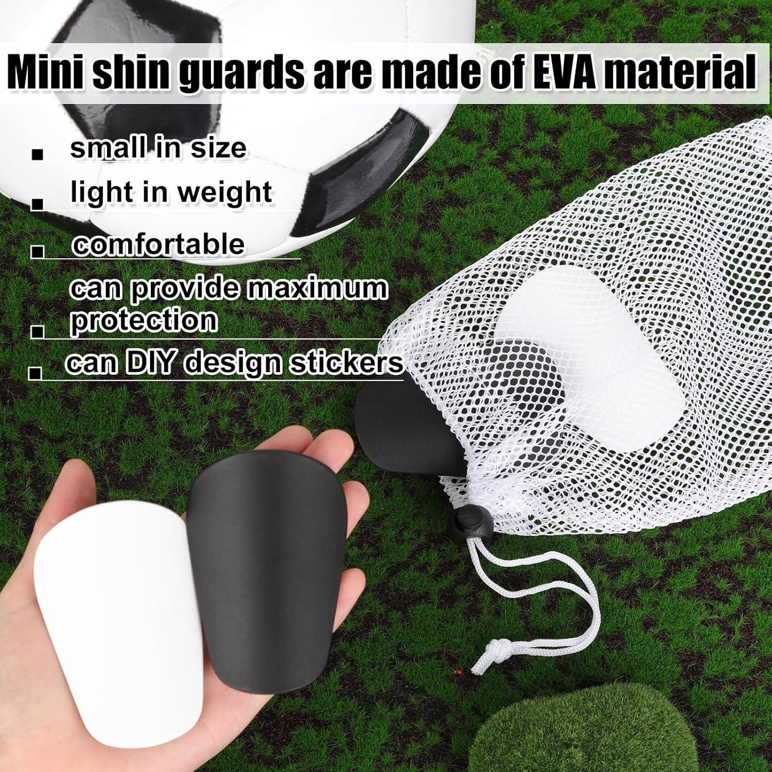 Espinilleras de Fútbol NQEUEPN Mini 7.87x5cm 2 Pares