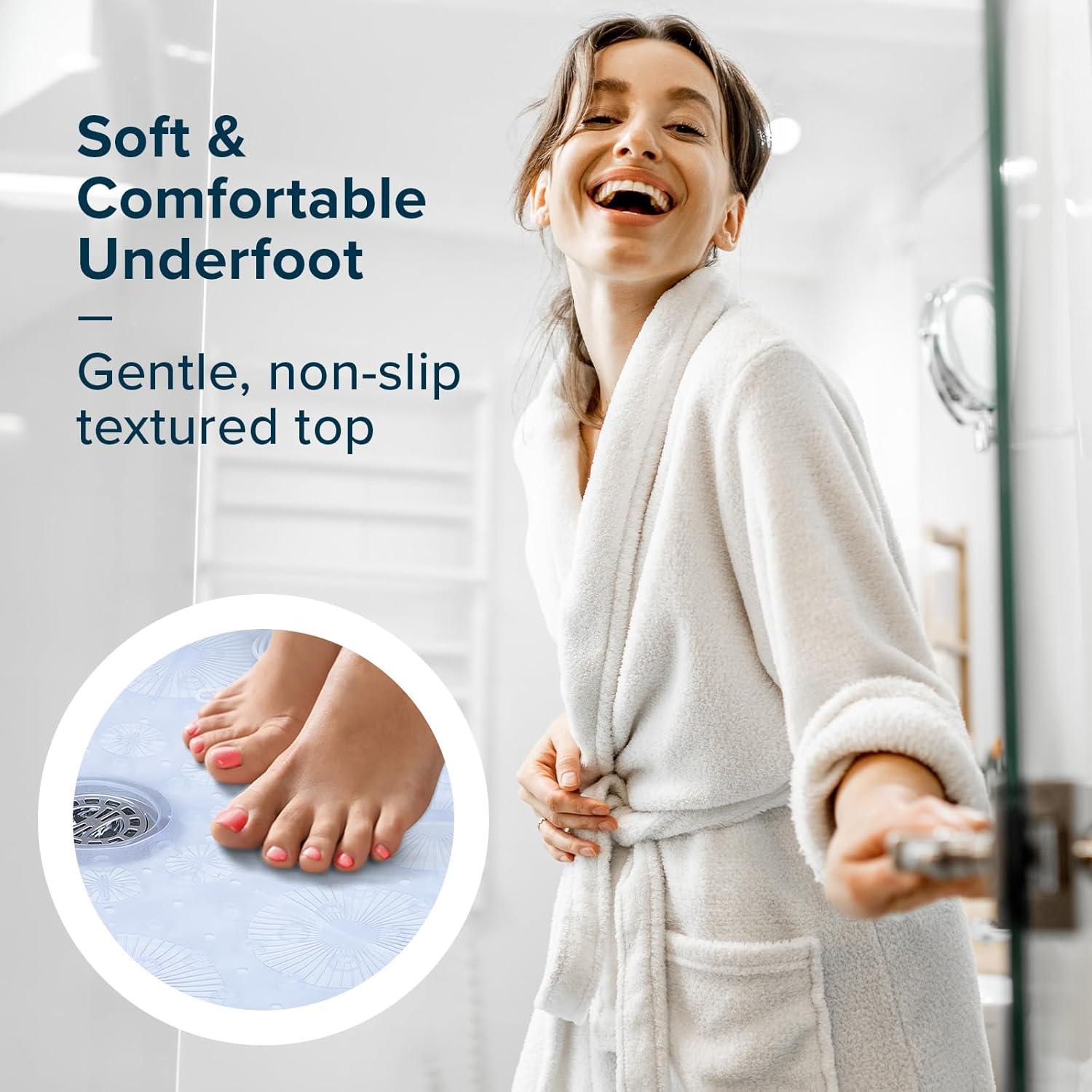 Tapete de Ducha Antideslizante SlipX Solutions 58 cm Vinilo