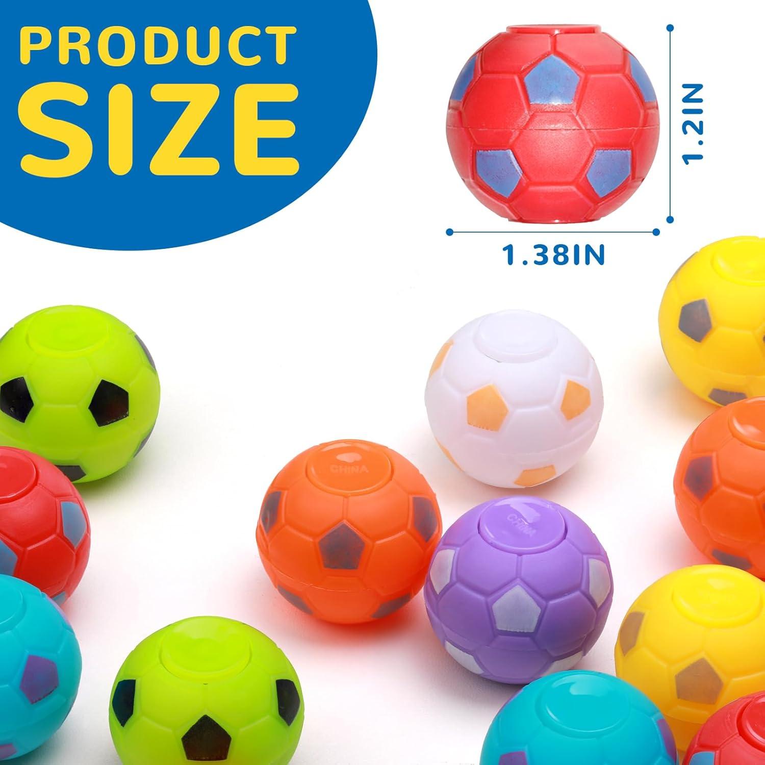 Spinners de Fidget SCIONE 36 Pelotas de Fútbol Antiestrés