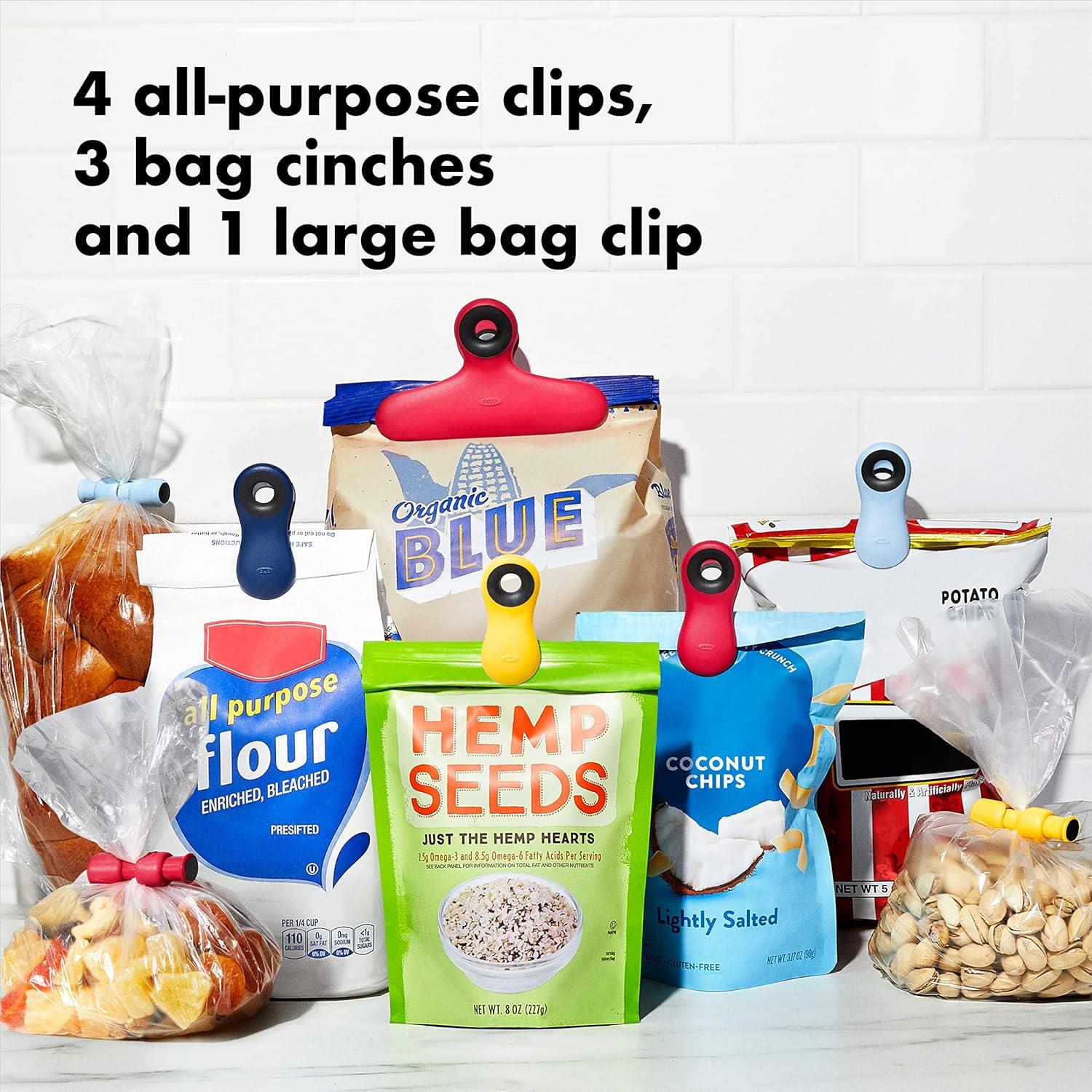 Set de Clips para Bolsas OXO Good Grips - 8 Piezas Variadas