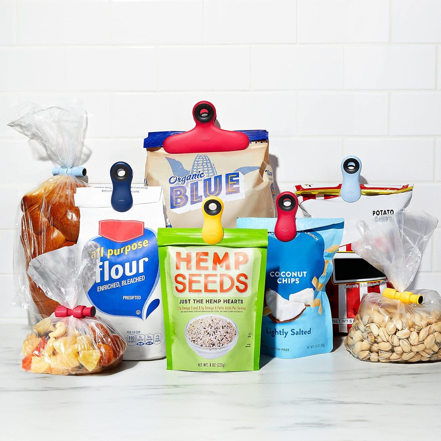 Set de Clips para Bolsas OXO Good Grips - 8 Piezas Variadas