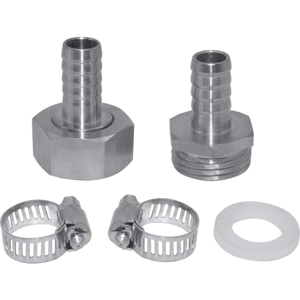 Kit de Reparación de Manguera Fitvell 1/2" Barb a 3/4" GHT