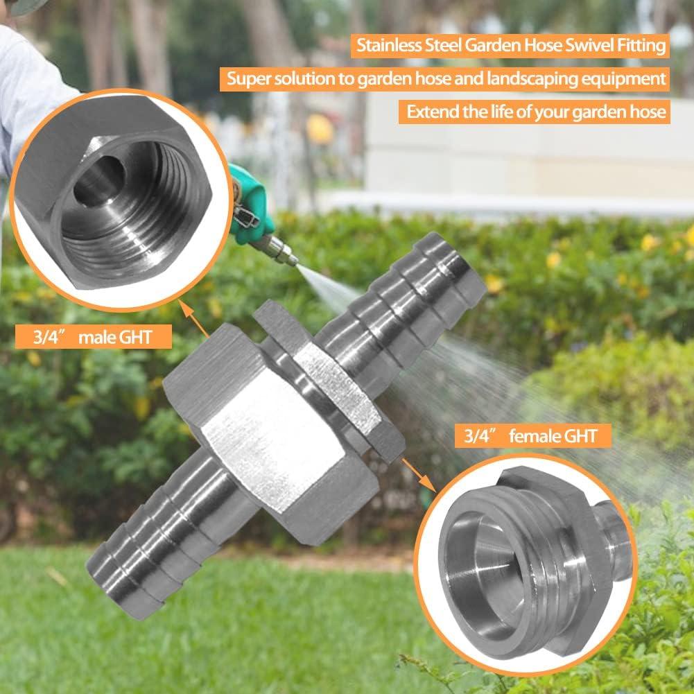 Kit de Reparación de Manguera Fitvell 1/2" Barb a 3/4" GHT