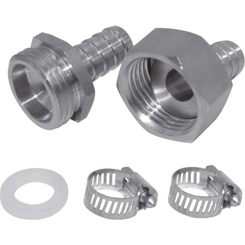 Kit de Reparación de Manguera Fitvell 1/2" Barb a 3/4" GHT