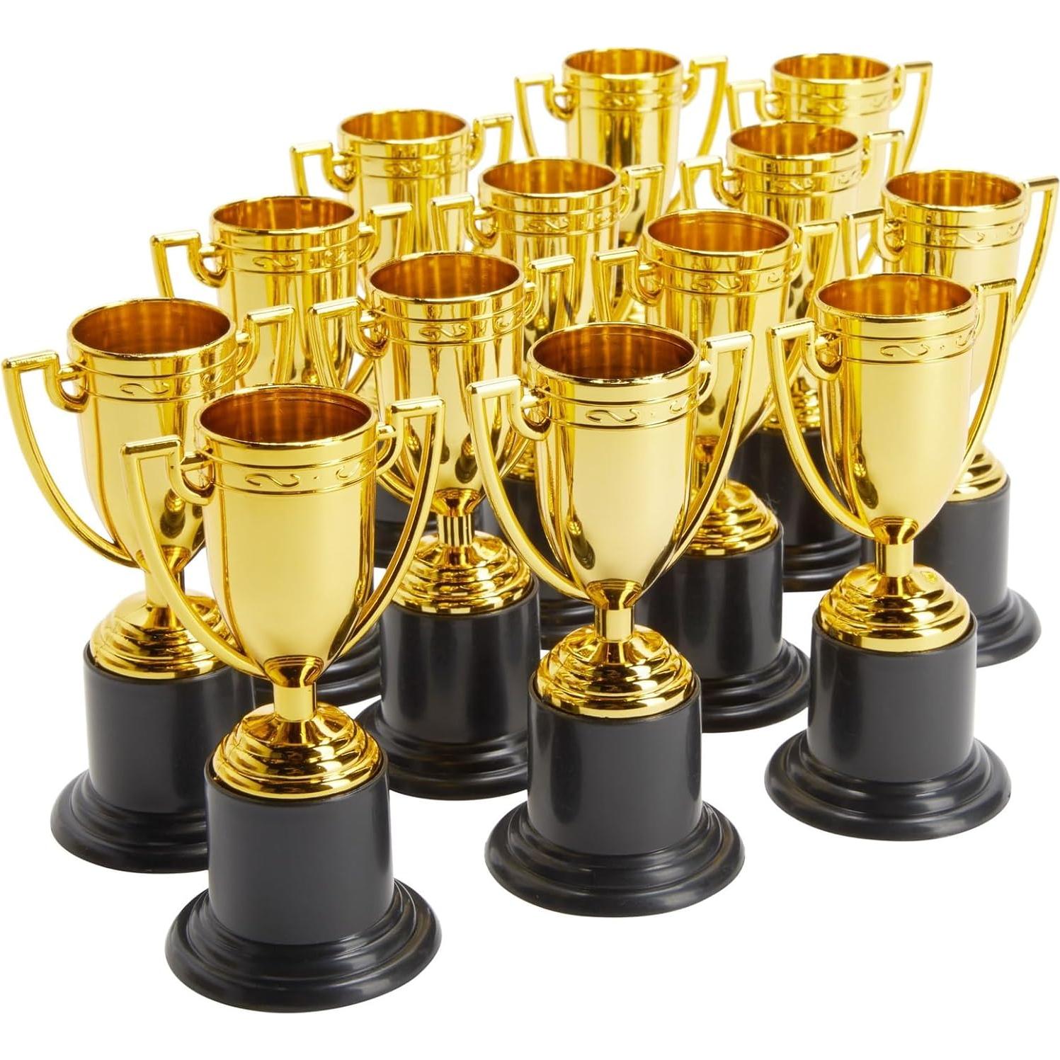 Mini Trofeos Juvale 24 Piezas Dorados para Eventos