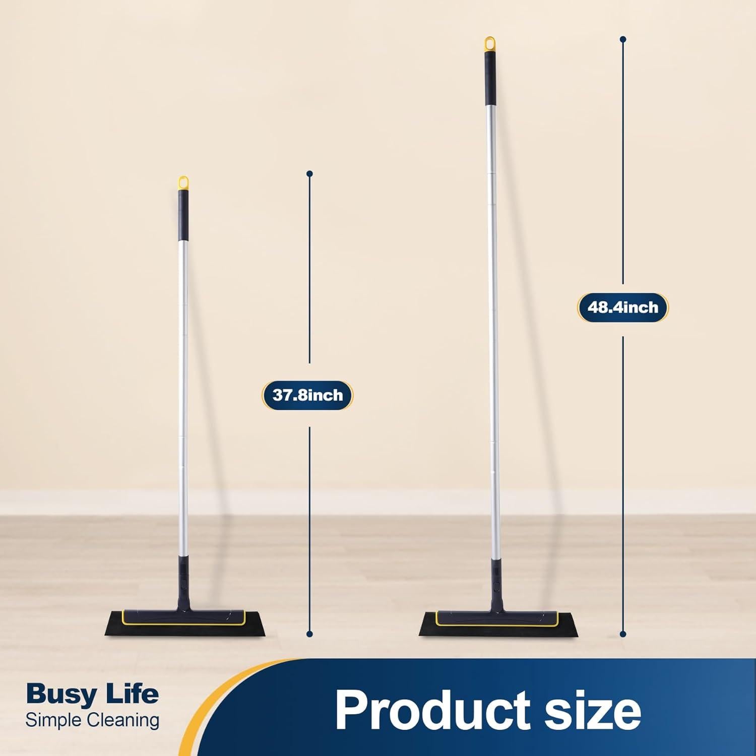 Escoba de Goma Yocada 129.54 cm Ajustable para Piso