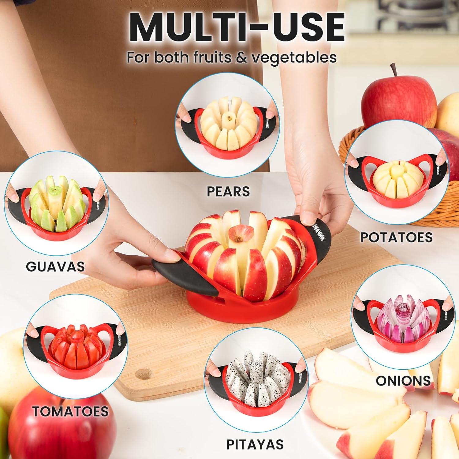 Cortador de Manzanas SCHVUBENR 12 Cuchillas Acero Inoxidable