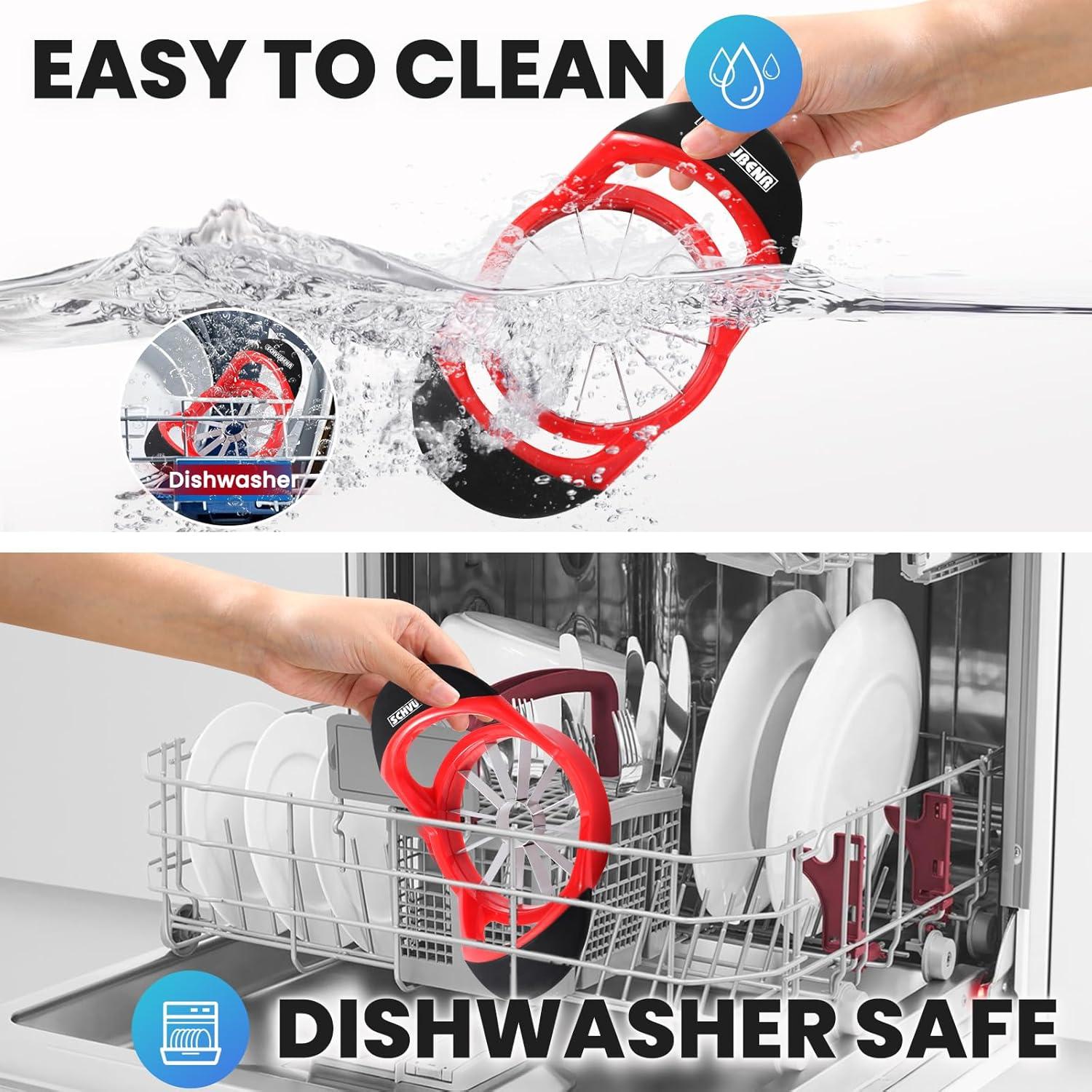 Cortador de Manzanas SCHVUBENR 12 Cuchillas Acero Inoxidable