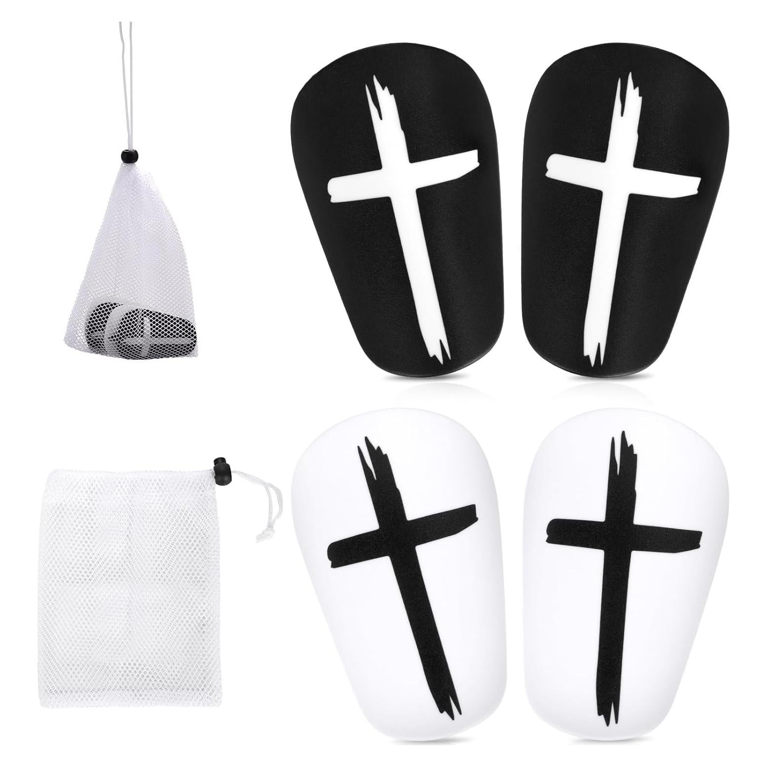 Espinilleras de Fútbol NQEUEPN 8x5 cm Protección Mini