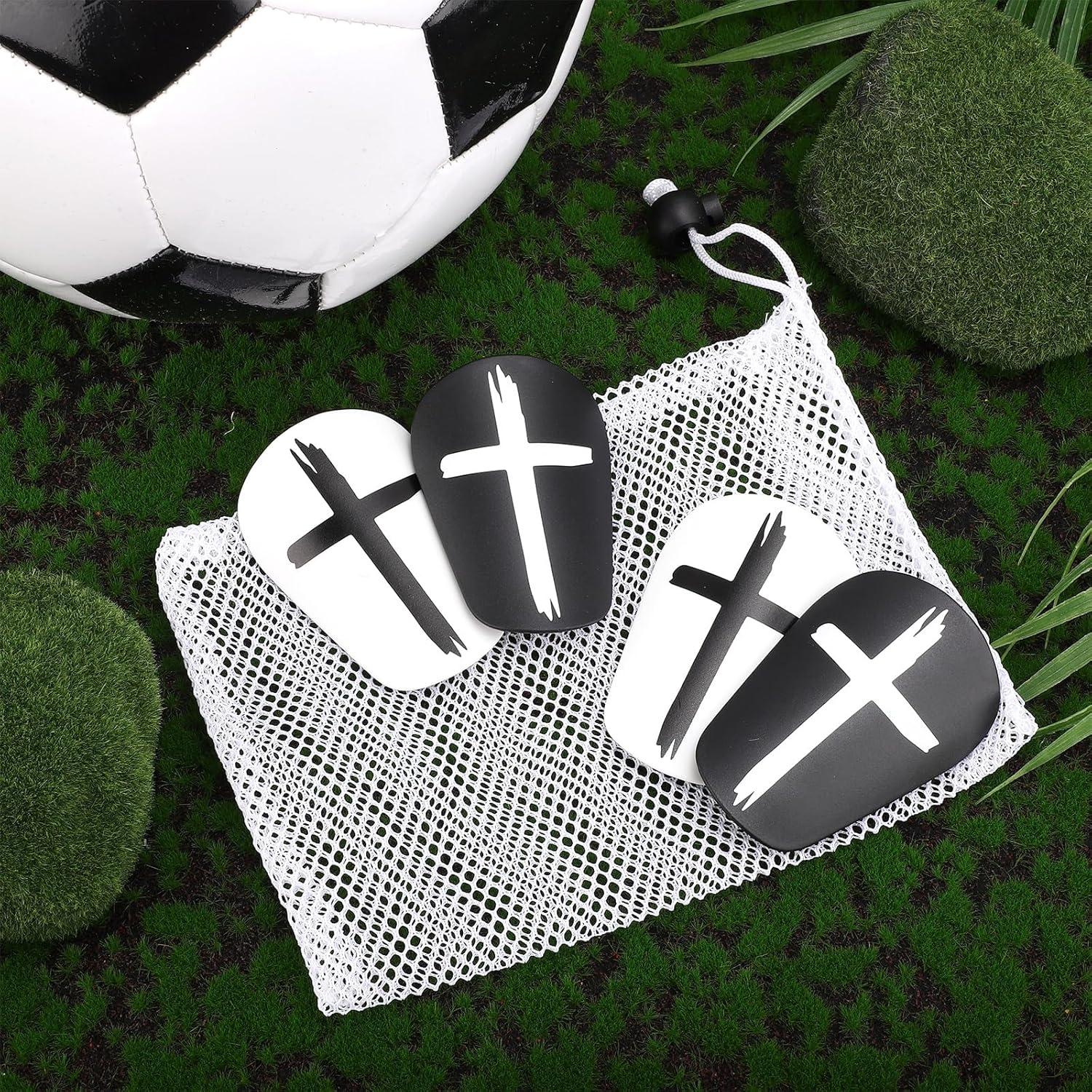 Espinilleras de Fútbol NQEUEPN 8x5 cm Protección Mini