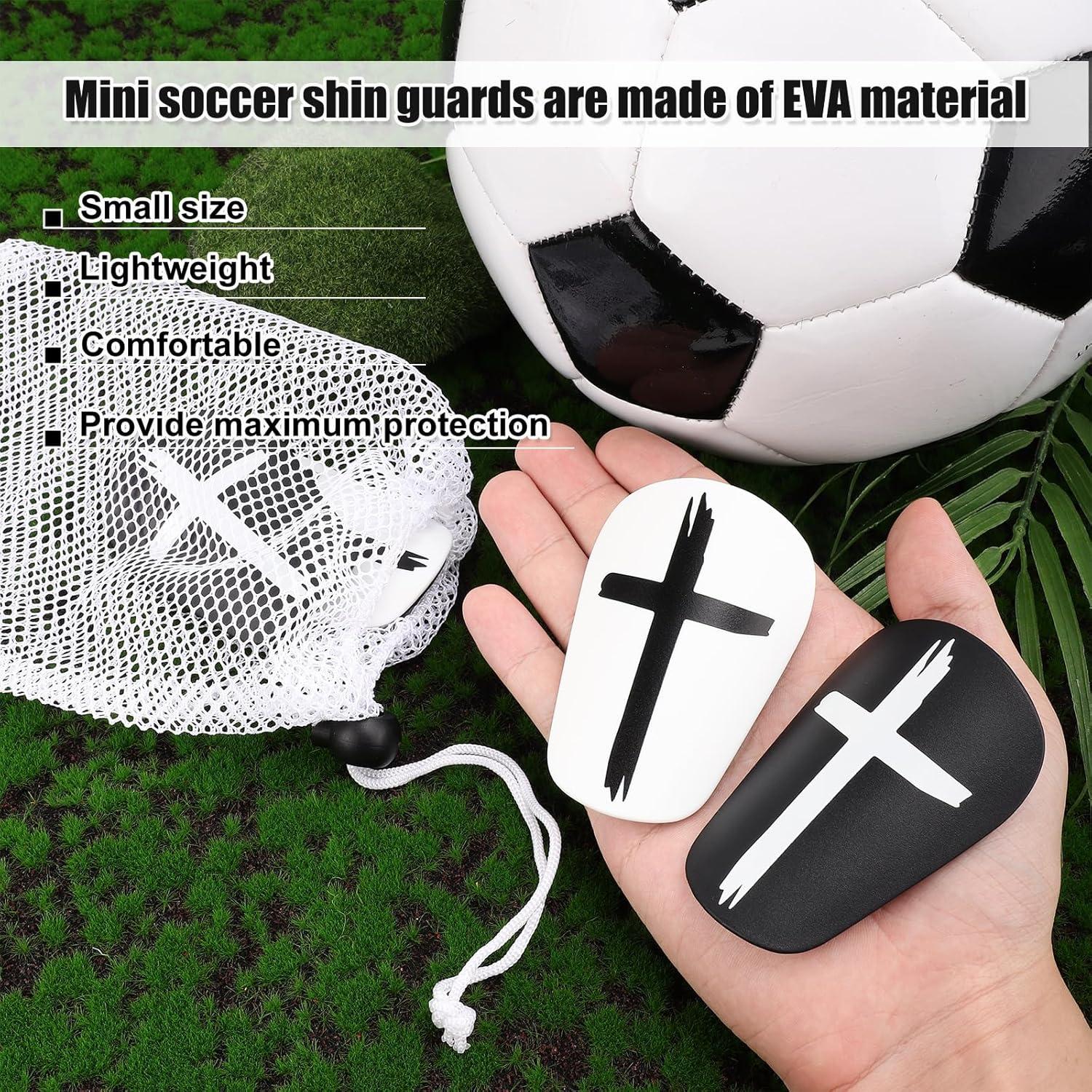 Espinilleras de Fútbol NQEUEPN 8x5 cm Protección Mini