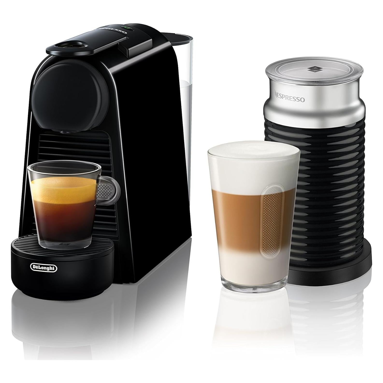 Nespresso Essenza Mini Máquina de Espresso + Espumador Negro