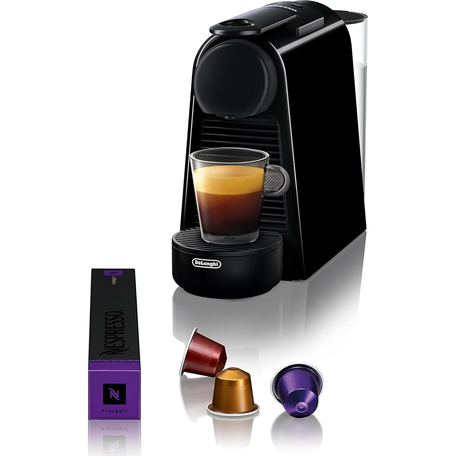 Nespresso Essenza Mini Máquina de Espresso + Espumador Negro