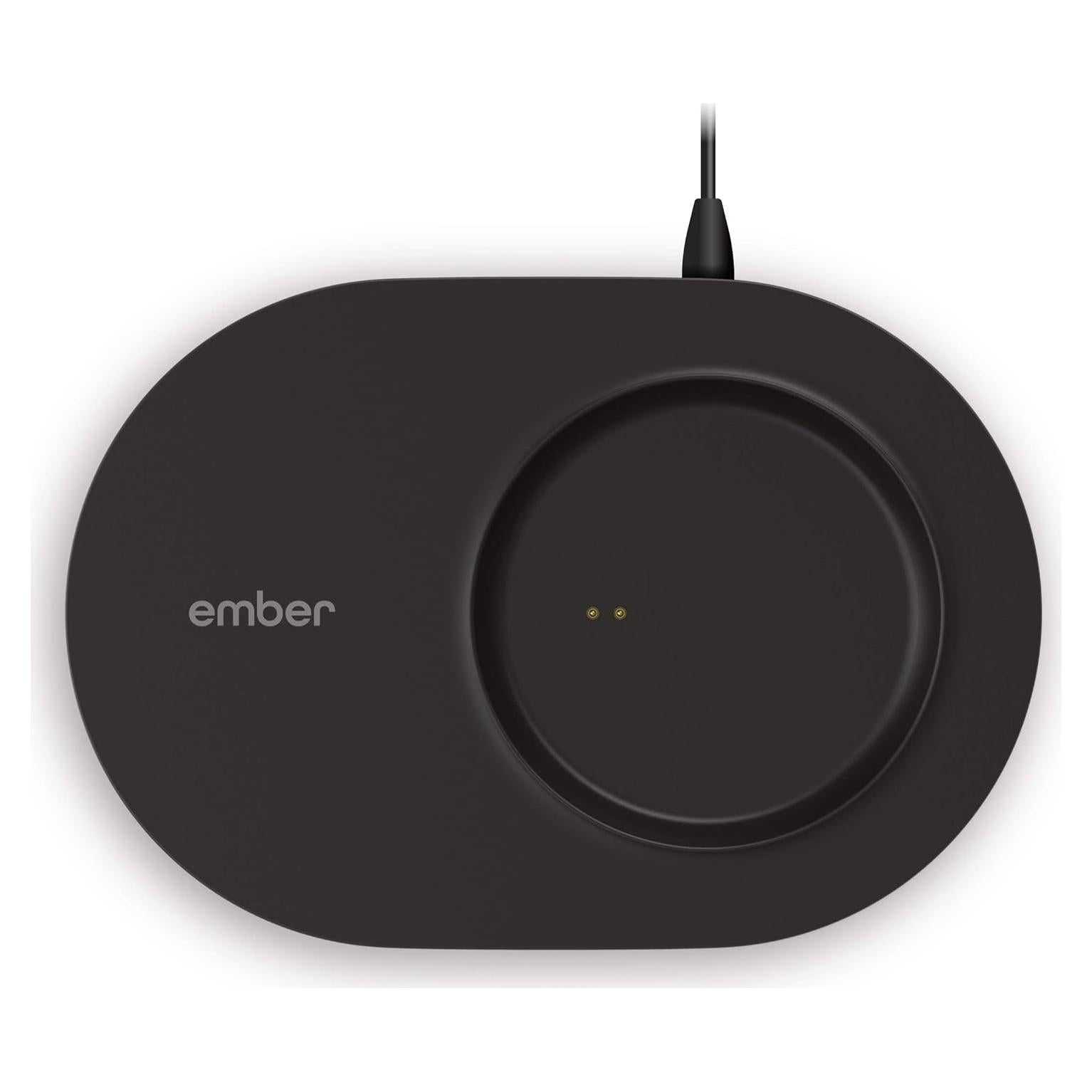 Taza de Viaje Ember 2 con Base de Carga Inalámbrica Negra