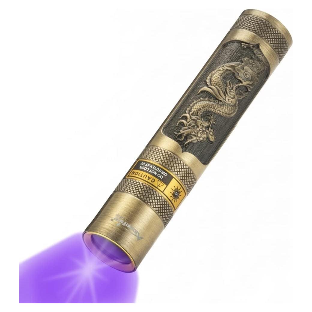 Linterna UV Recargable Alonefire SV65 5W 365nm Luz Negra