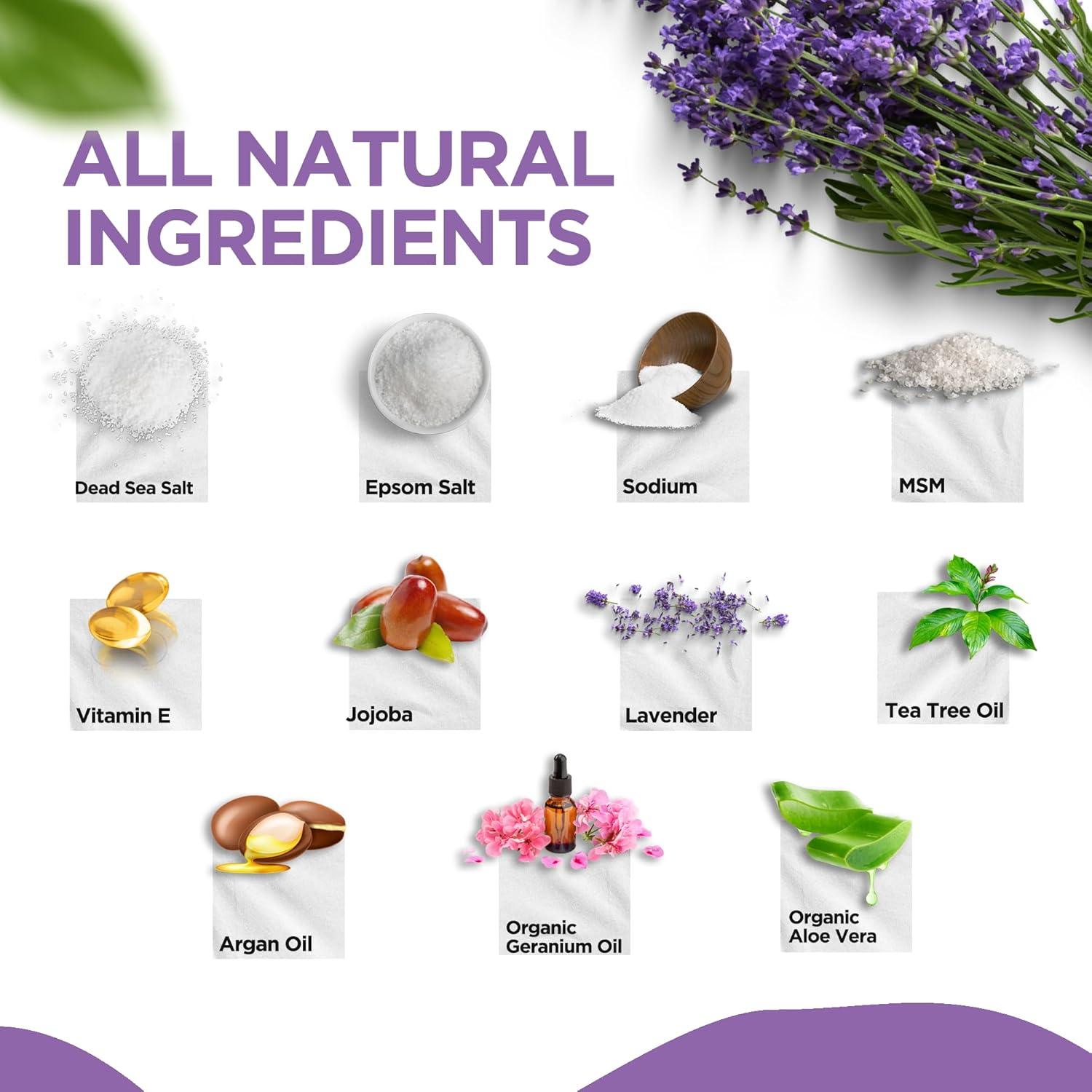 Remojo de Pies Daily Remedy 453.6 g con Sal de Epsom y Lavanda