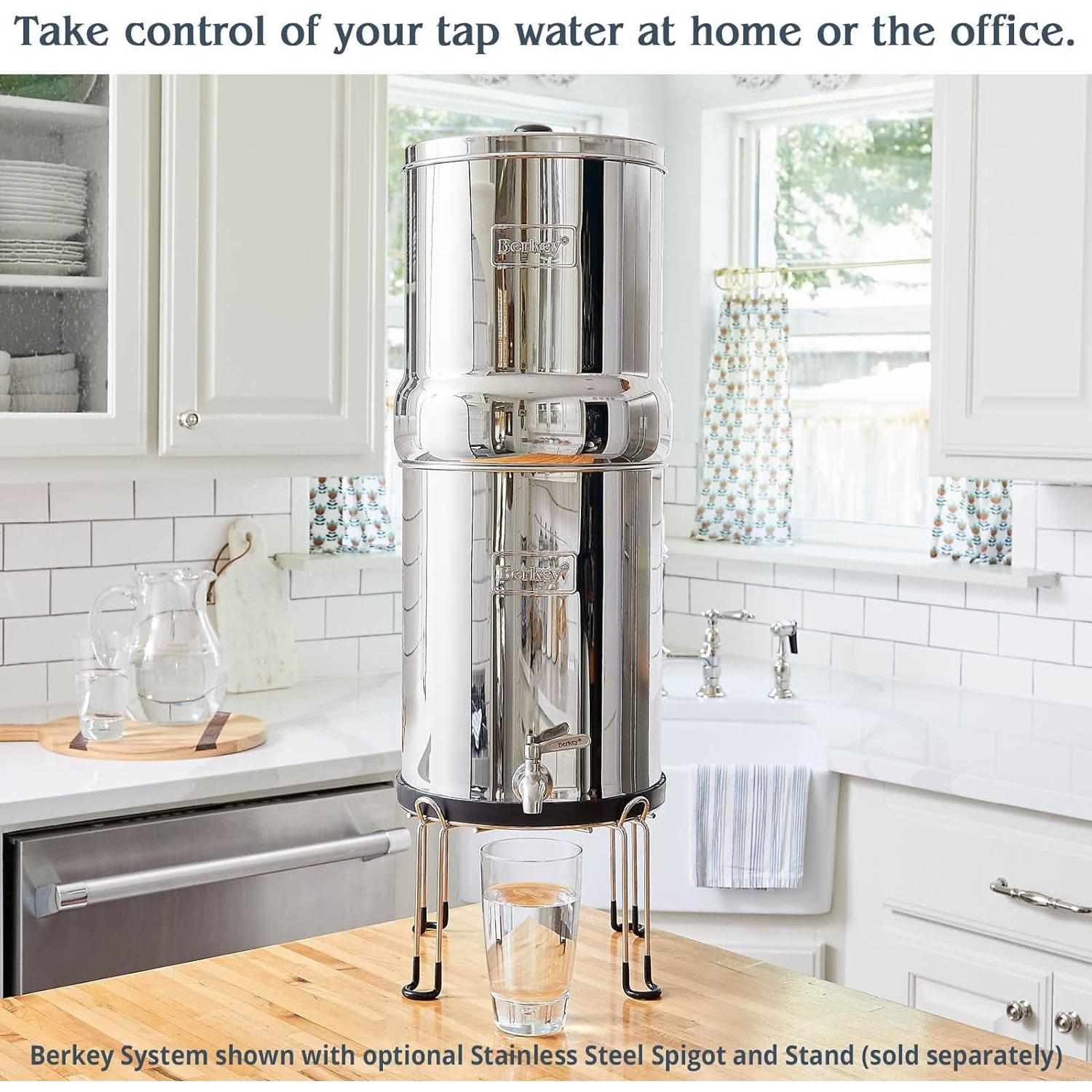 Filtro de Agua Berkey Royal 3.25 Gal Acero Inoxidable