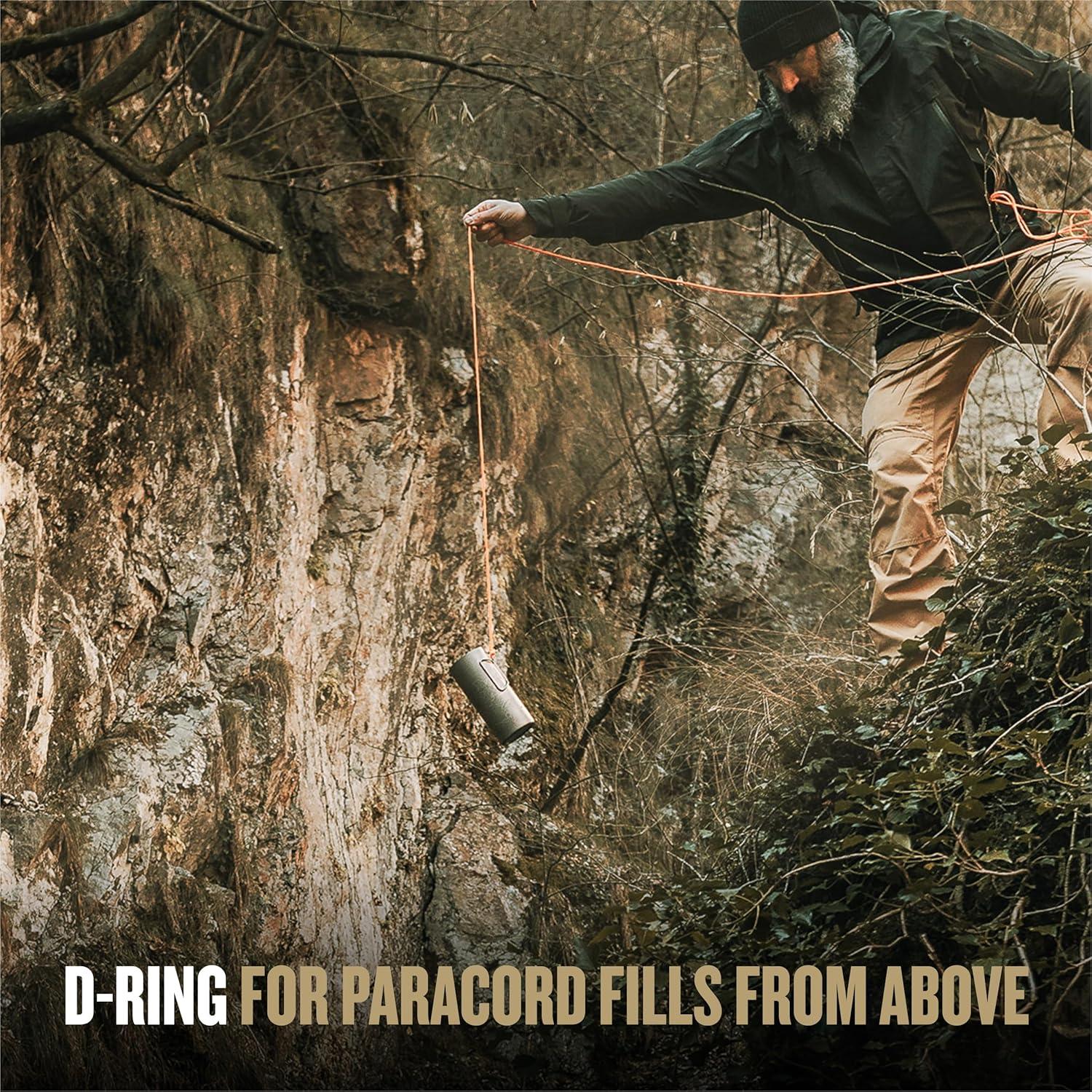 Botella Purificadora GRAYL GeoPress Titanio 710 ml - Negro