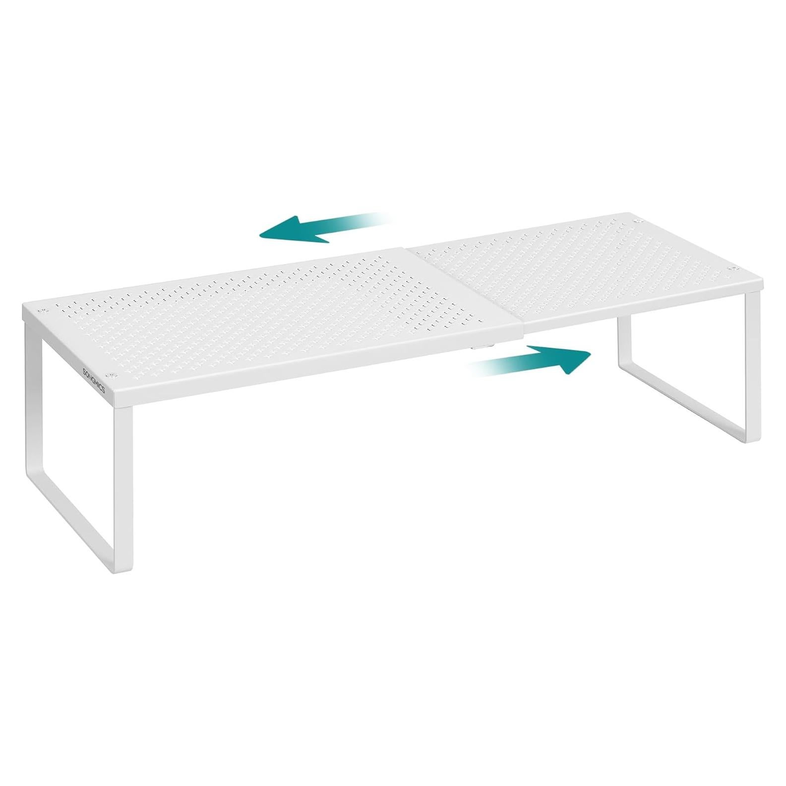 Estante Expandible de Cocina SONGMICS Blanco Mate 60 cm
