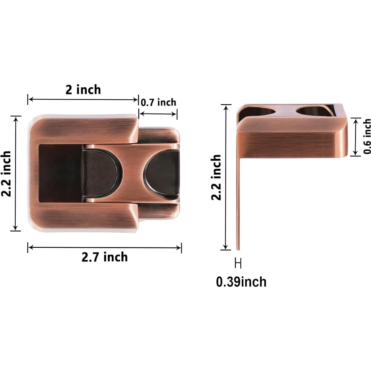 Cerradura de Seguridad CZU Mejorada para Puertas Interiores - Paquete de 2