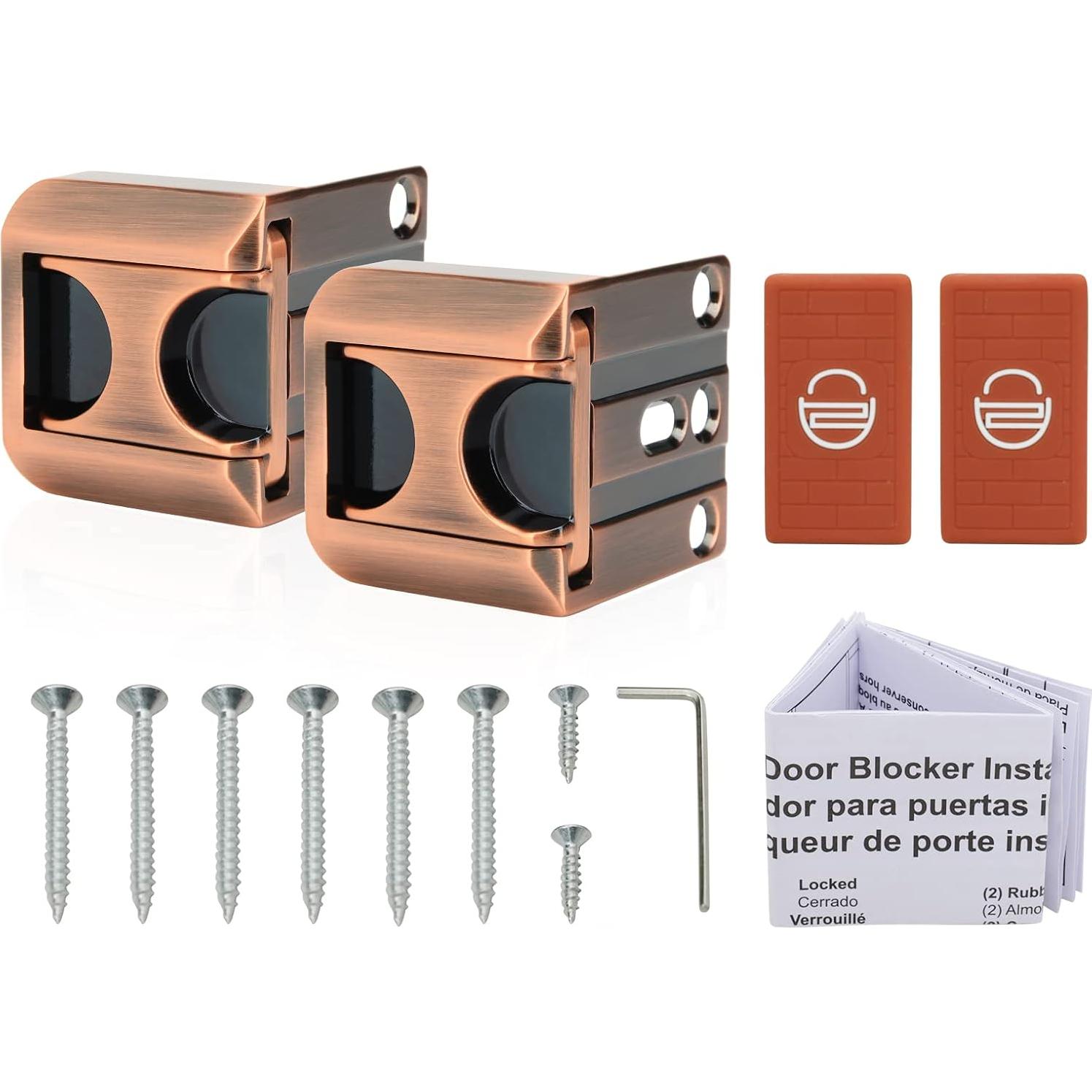 Cerradura de Seguridad CZU Mejorada para Puertas Interiores - Paquete de 2